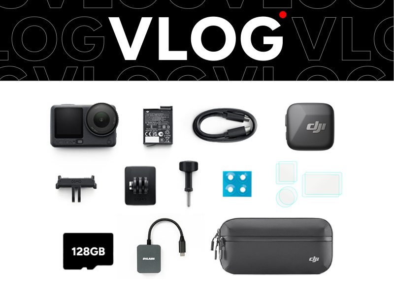 Osmo Action 6 Vlog Bundle (DJI Mic Mini)